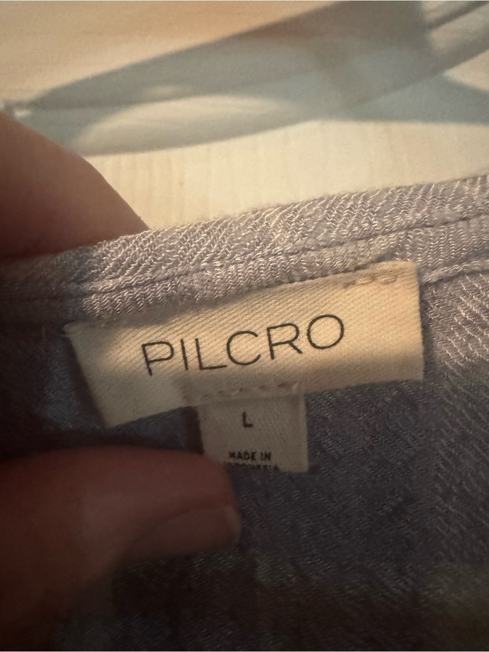 Pilcro by Anthropologie Keira Plaid Ruffle Collar Blouse - Size Large - Picture 4 of 6